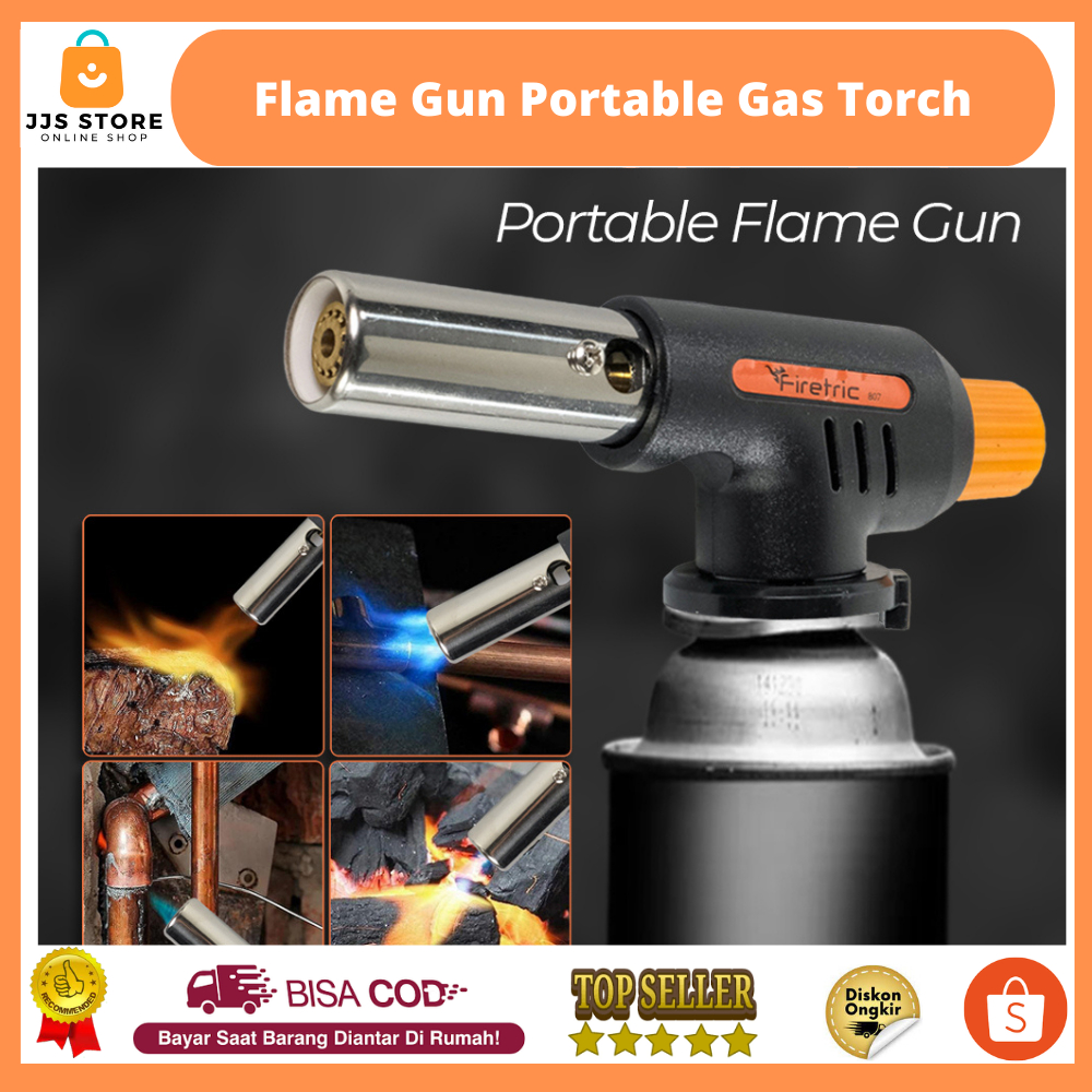 Flame Gas Torch / Kaleng Flame Gun Torch Portable Gas Torch Gun Korek