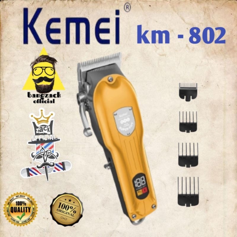 mesin potong rambut kemei km 802 original