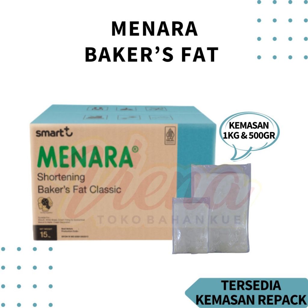 

Menara Bakers Fat / Margarin Putih REPACK 500gr