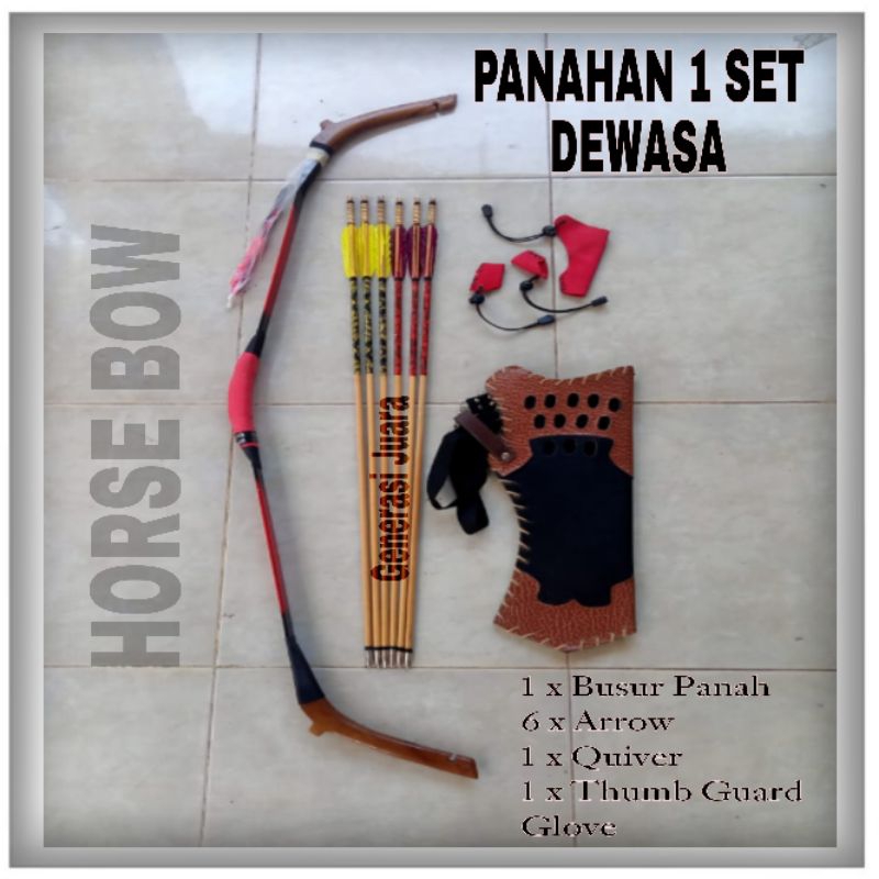 Busur Panah EFG 1 Set - Manchu TradBow - HorseBow - Olahraga Panahan