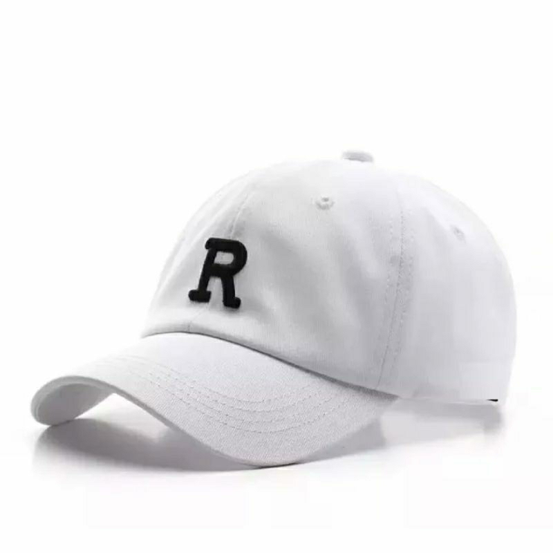 Topi Baseball Logo R/Topi Baseball Pria wanita