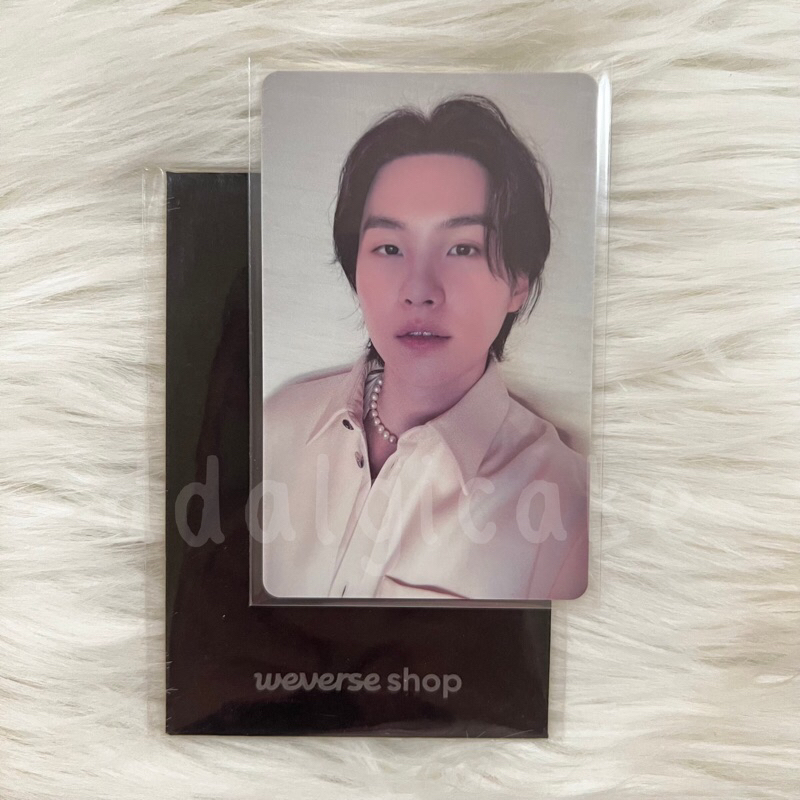 [READY] SUGA | Agust D Album Lucky Draw Photocard - D-DAY Tour in Seoul - LD Kemeja Putih - Yoongi P