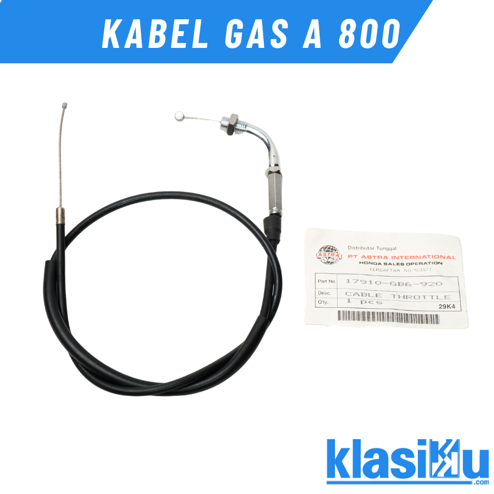 Kabel Gas Honda Astrea 800 Pnp Super Cub agak Panjang  Asli Original Honda Ahm 17910 GB6 920