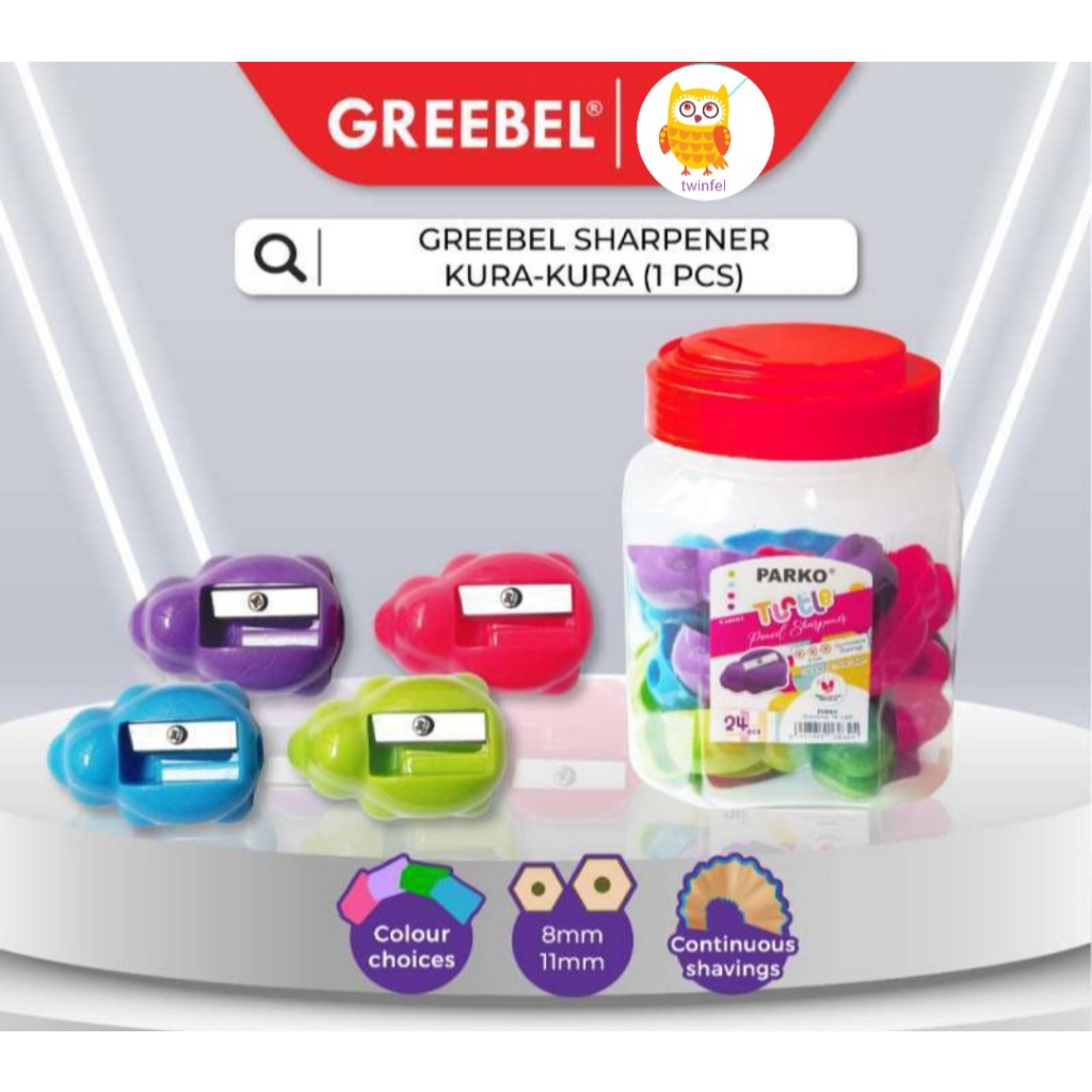 

PARKO SHARPENER KURA-KURA/Rautan Anak Serutan Lancip (1 Pcs)