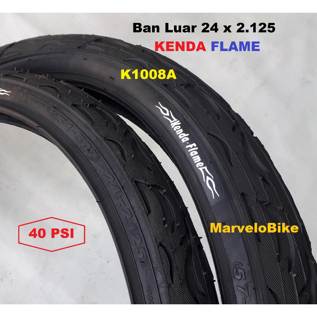 Ban Luar Sepeda 24 x 2.125 26 x 2.125 Kenda Flame K1008A