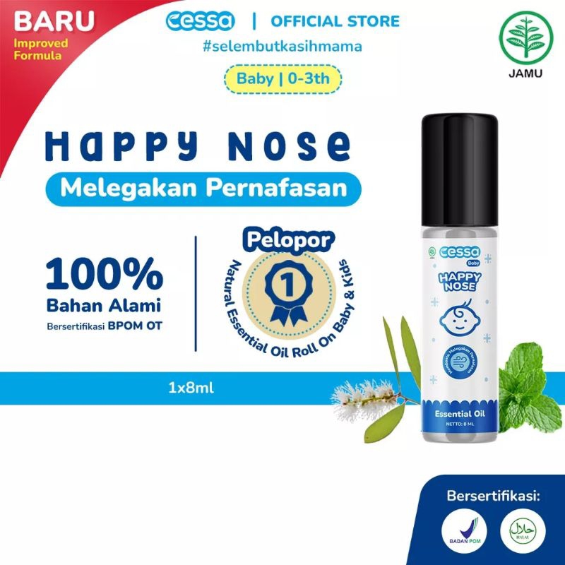 Cessa Cough and Flu - Essential Oil Pereda Batuk & Pilek Bayi cessa baby biru