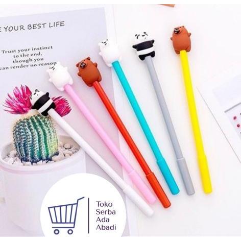 

Pulpen Gel Karakter We Bare Bears Per Pcs