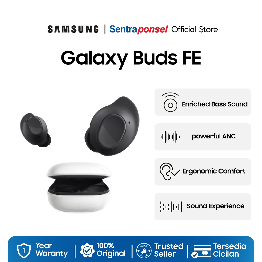 Samsung Buds FE Powerful Samsung Galaxy Buds FE Noise Canceling - Garansi Resmi