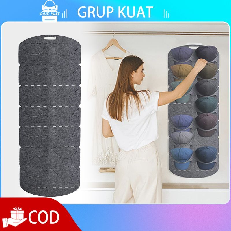 Topi Dinding Klip Tempat Topi Gantung Rak Topi Gantung Tempat Topi Merasa Topi Dinding Klip