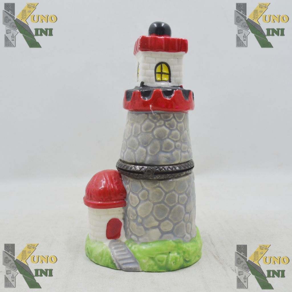 VINTAGE DEKORASI MERCUSUAR TRINKET BOX (RED), from Australia