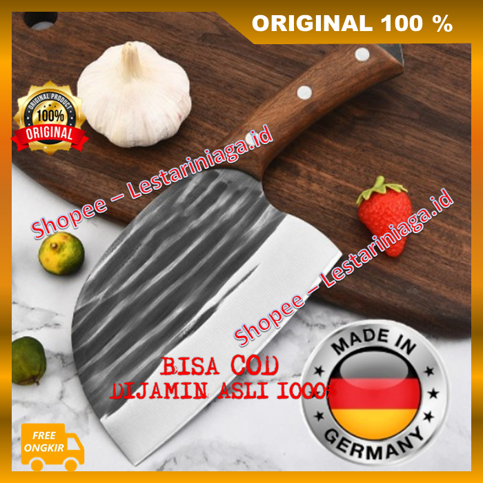 BELI 1 GRATIS 1 Pisau Jerman Pisau Koki Super Tajam Pisau Daging Super Tajam  Pisau Japanese Knife S