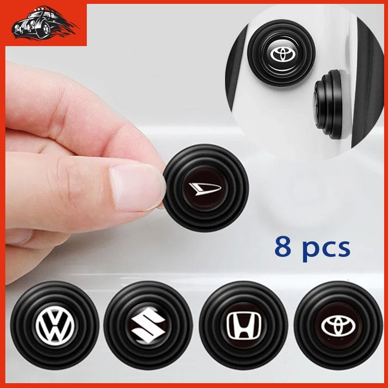 8 PCS Peredam Pintu Mobil Universal Silikon Auto Door Shock Stiker Untuk Toyota Honda Daihatsu Suzuki Nissan Mitsubishi