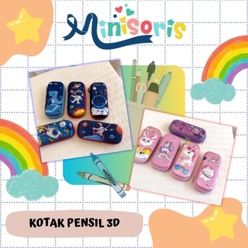 

Kotak Pensil 3D
