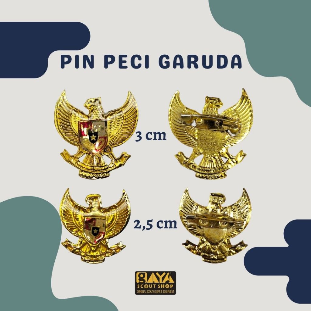 Pin Garuda/Pin Peci Termurah