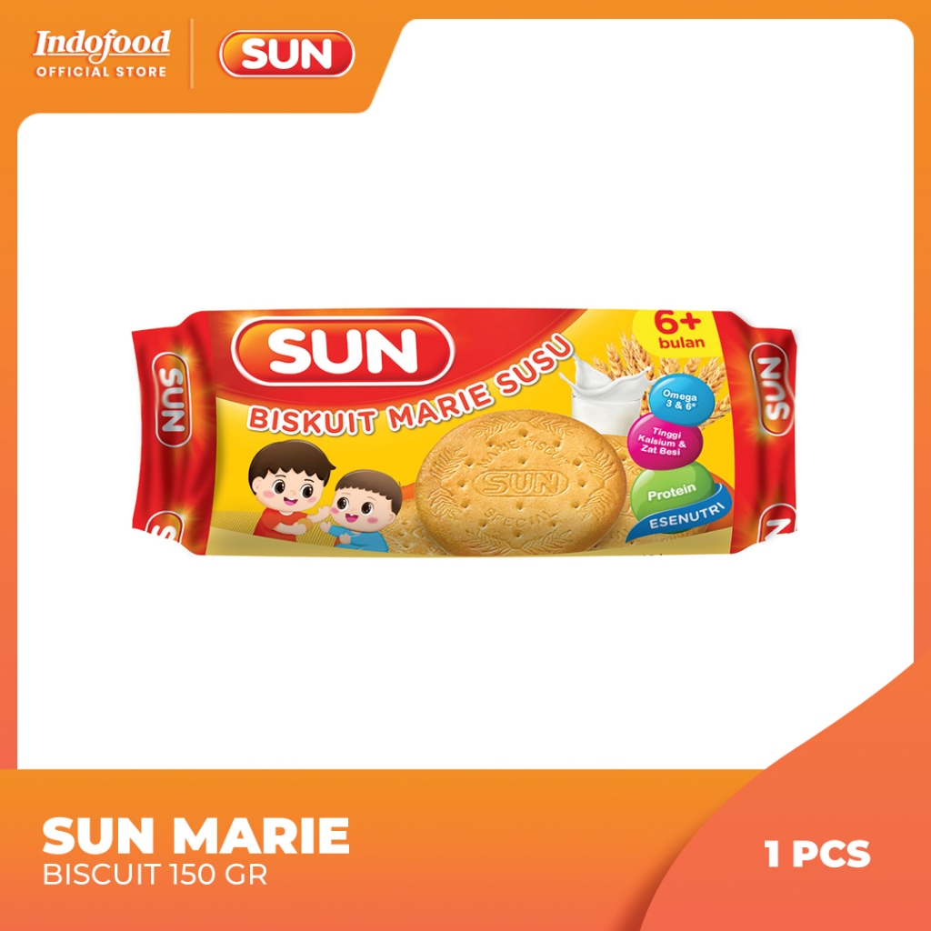 SUN Biskuit Marie Susu 150 Gr