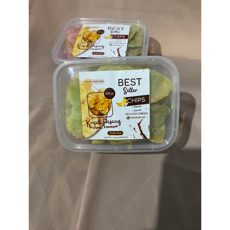 

kripik pisang lumer khas lumajang varian matcha 100gr