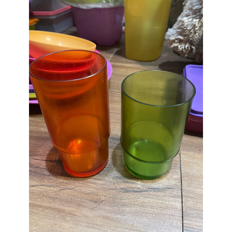 tupperware mantan gelas kristal