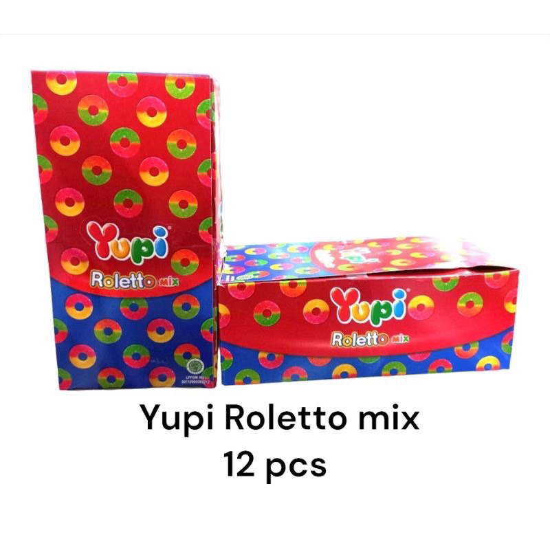 

Yupi Roletto mix 1 box isi 12 pcs