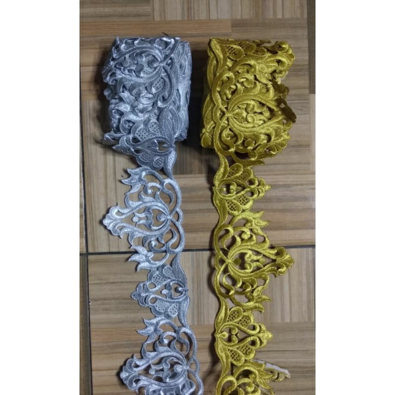 renda bordir roll pinggiran kebaya