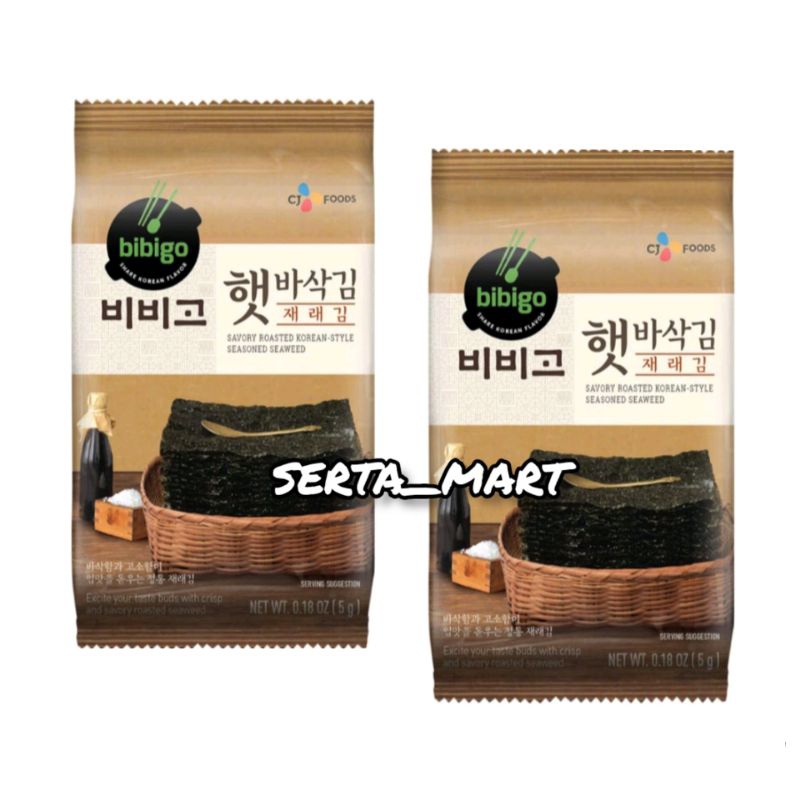 

Bibigo Seaweed Seasoned Layer 5gr - Bibigo Rumput Laut 5gr