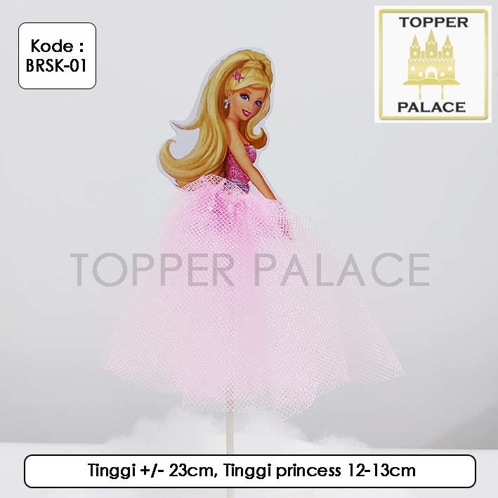 

Cake topper Princess l Cupcake topper Barbie
