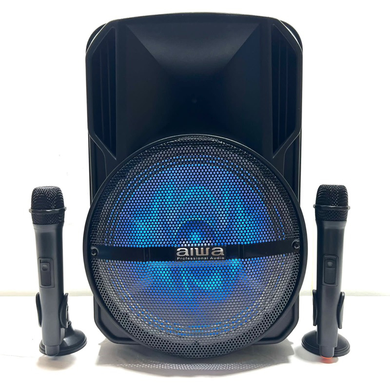 Speaker Portable Wireless Aiwa P 12F Bluetooth 12 inch AIWA P12F