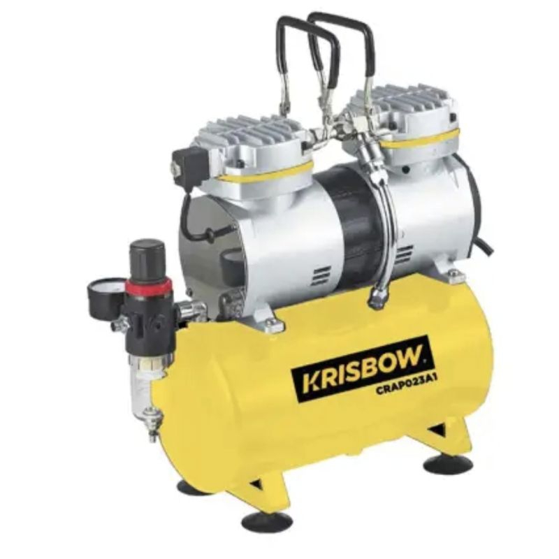 KRISBOW Kompressor AirBrush Twin Cylinder crdpa002