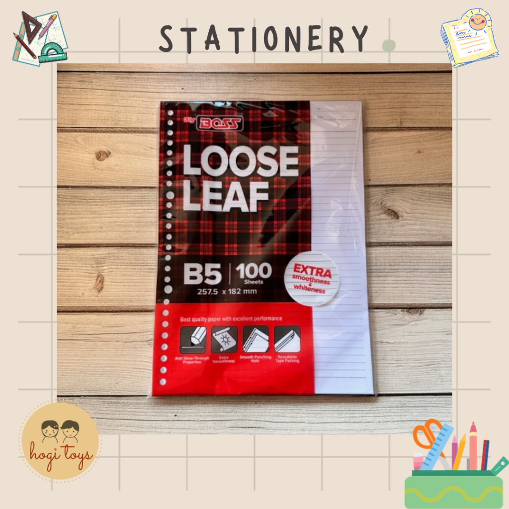 

Loose Leaf B5 Isi 100 Lembar GARIS