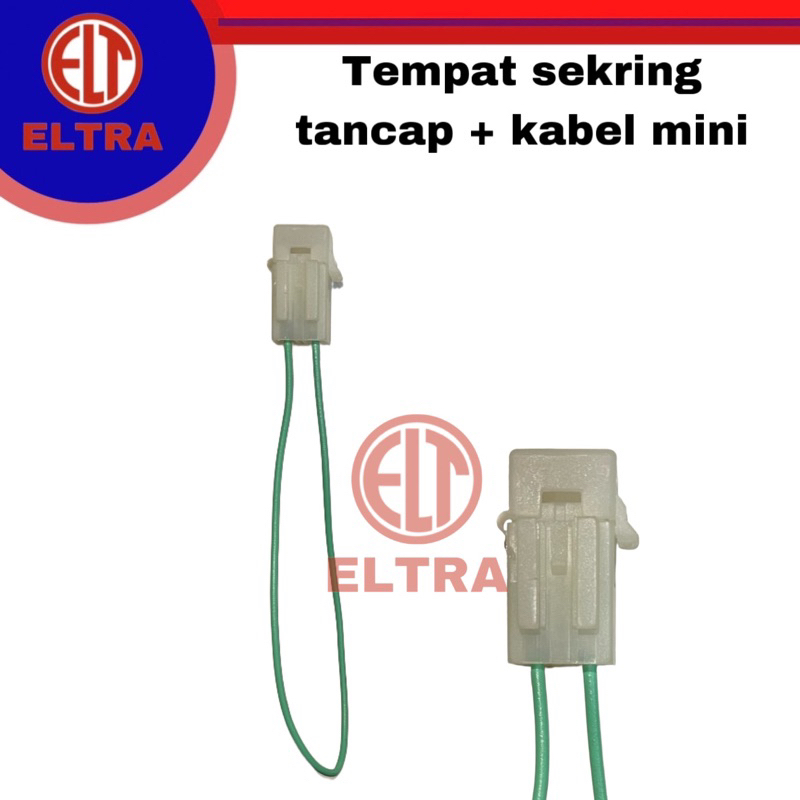 Tempat sekring tancap kabel mini sekering motor mobil kecil + cable kabel listrik beat vario rumah f