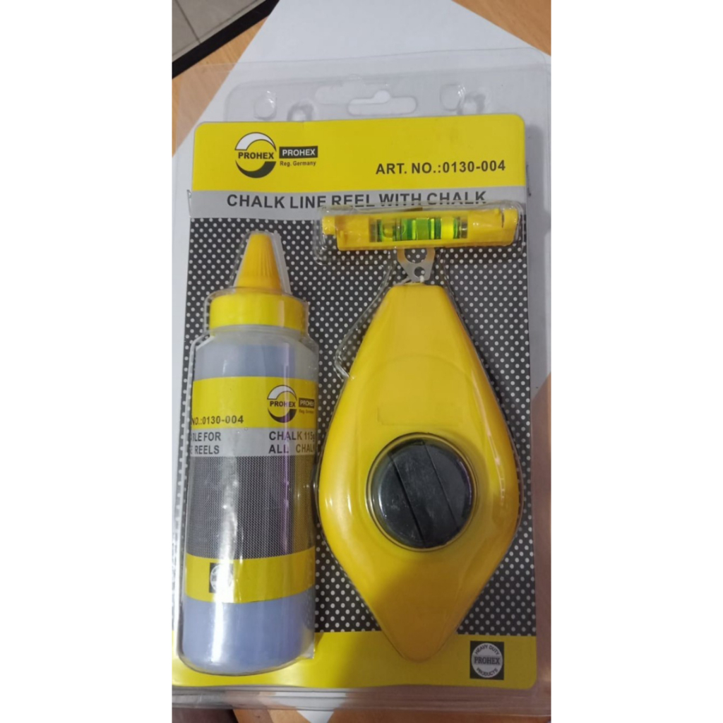 

Chalk line / sipatan tukang benang tinta Prohex 0130-004 original Diskon