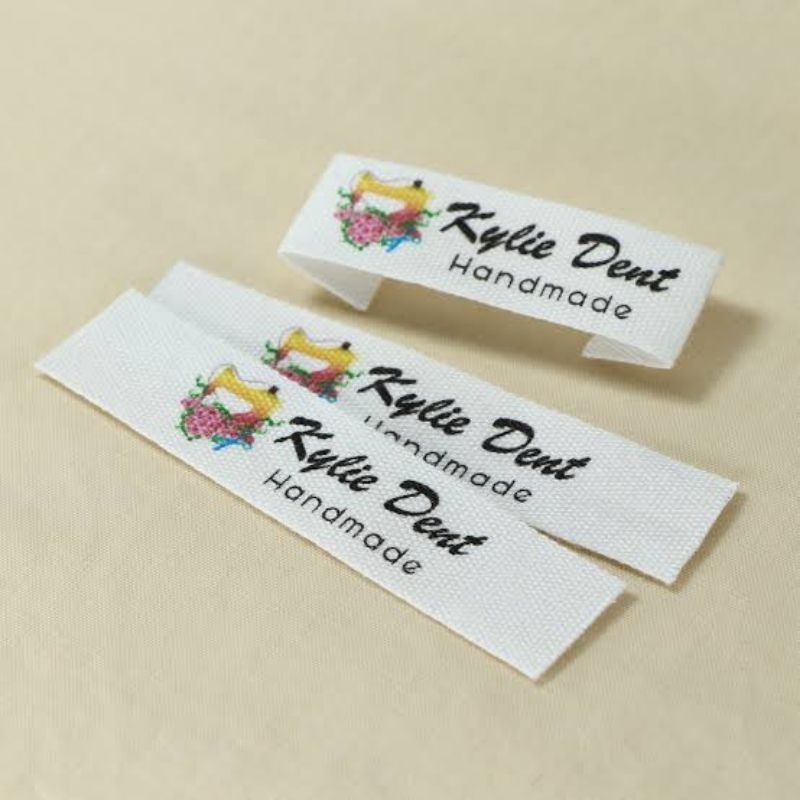 Label Baju / Label Hijab / Label Woven Damask Subtitute 100pcs