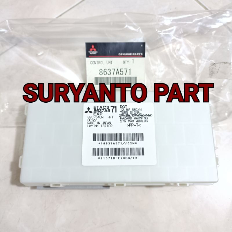 Etacs Control Unit Time Alarm Mitsubishi Triton KB4 8637A571 Asli Original