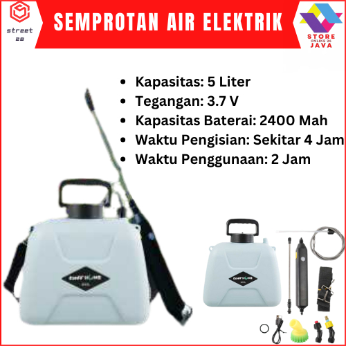 TaffHOME Semprotan Gendong Elektrik Sprayer Shoulder Type 5 Liter / Sprayer elektrik 5 Liter SEMPROTAN HAMA