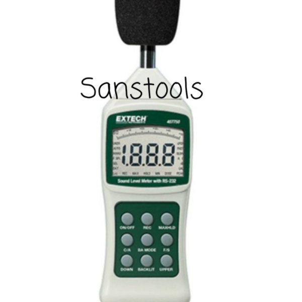 

Extech 407750 Sound level meter with Pc interface DB tester Original Limited