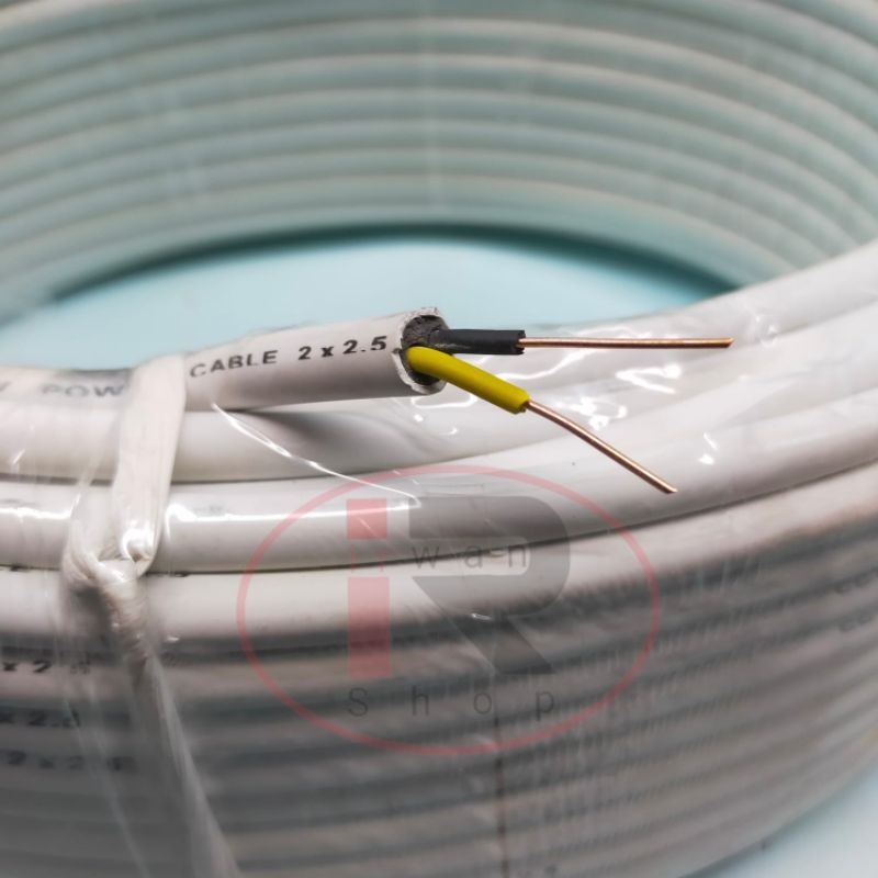 Kabel NYM 2 x 2.5 per meter / Kabel Power Kawat 2 x 2.5 per meter