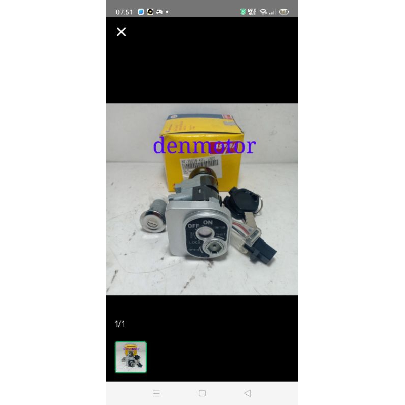 KUNCI KONTAK SPACY/SPACY FI MEREK ASPIRA