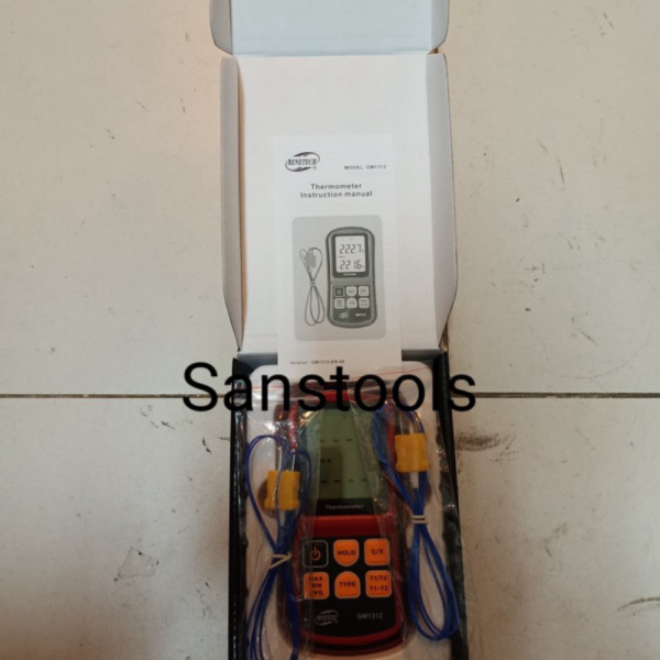 

Benetech GM1312 dual input thermometer thermocouple suhu GM-1312 murah Diskon
