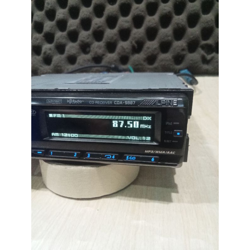 single din alpine cda 9887