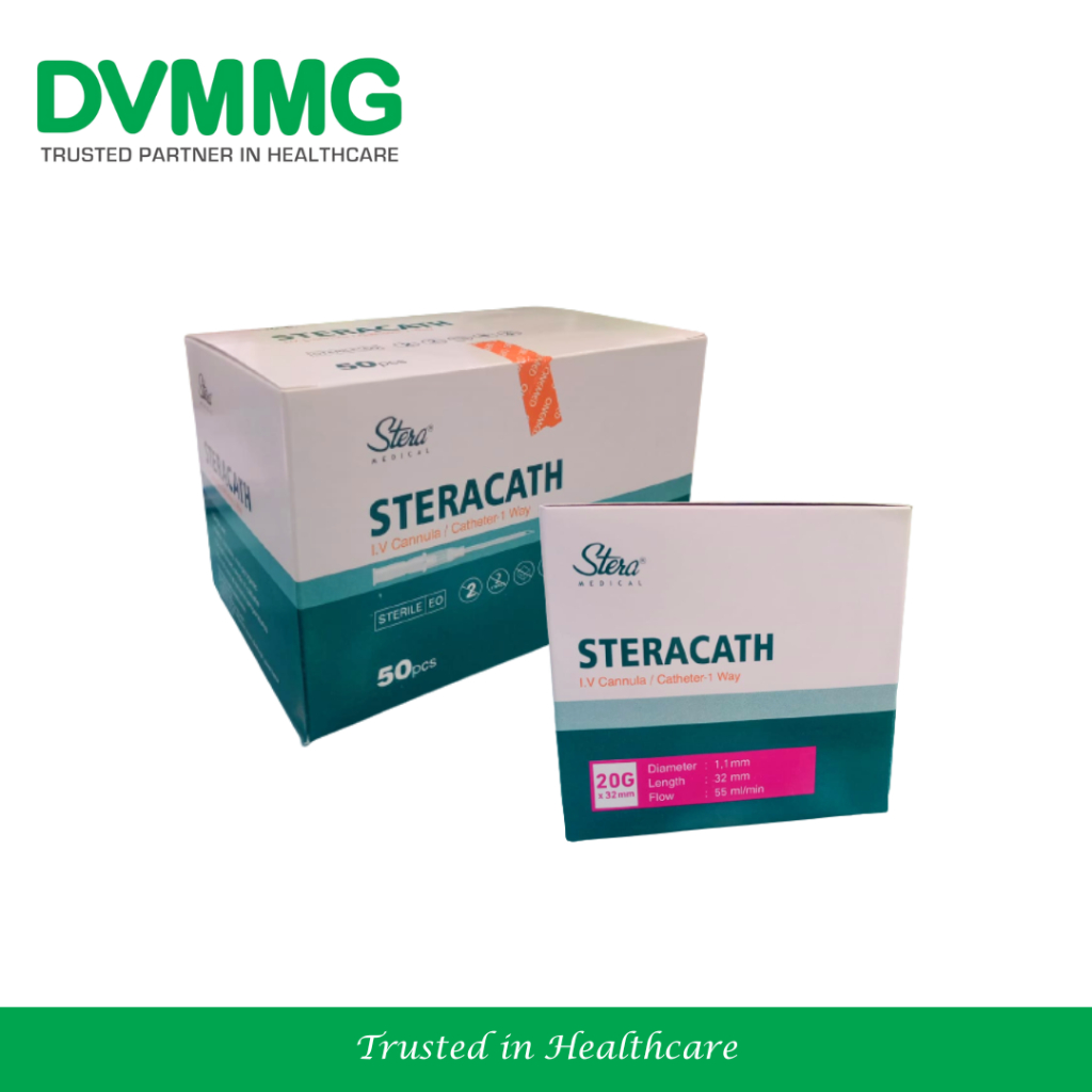 Stera Cath 20G Abbocath IV Catheter Inflo IV Cannula Jarum Medis