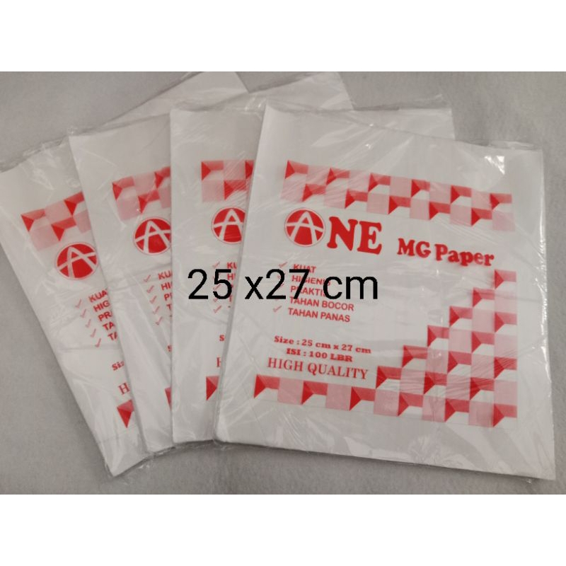 

100 lembar KERTAS NASI KFC/ KERTAS BURGER