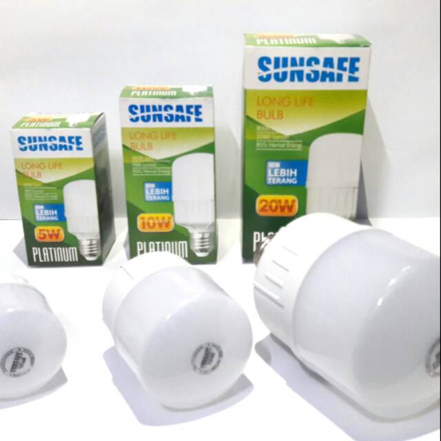 Lampu LED Sunsafe Platinum 5 Watt, 10 Watt, 20 Watt,30 WAT