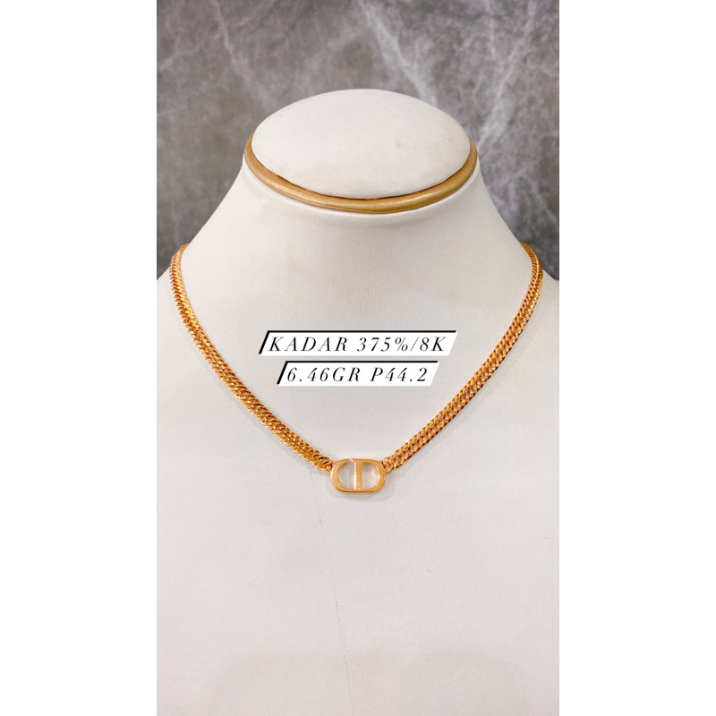 Kalung CD Rantai sampan 8k