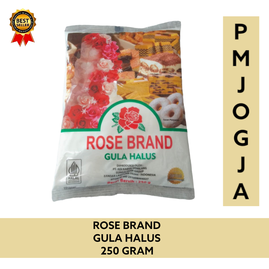 

Rose Brand - Gula Halus 250 Gram / Gula donat