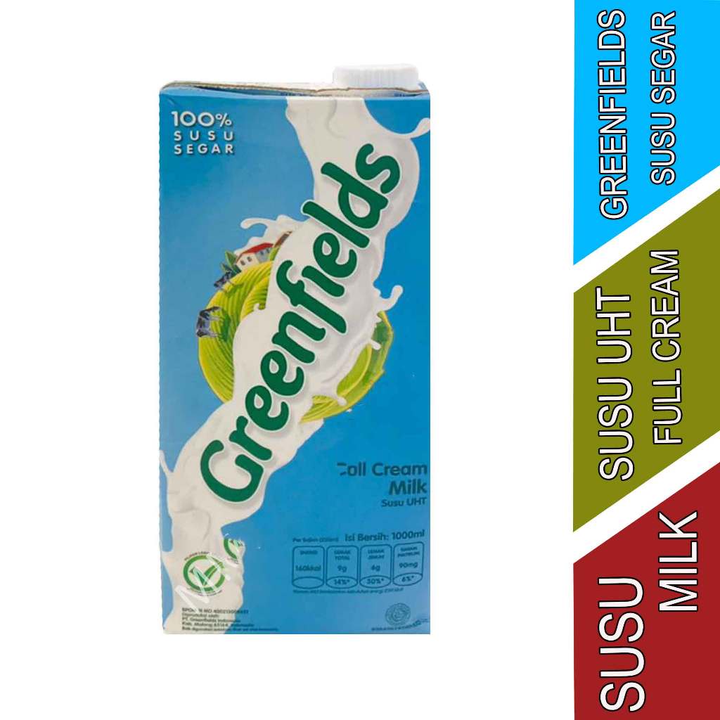 

Susu Rasa Full Cream - Susu GreenFields - Minuman Susu UHT - 1 Liter