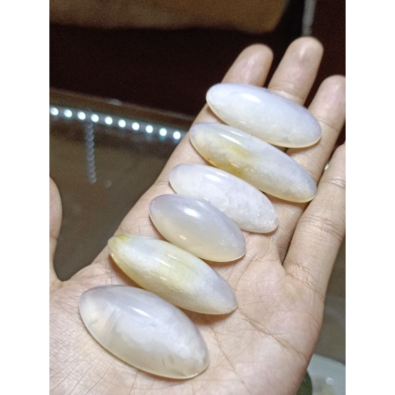 batu akik pandan nanas dan kapas sisik betok lostone