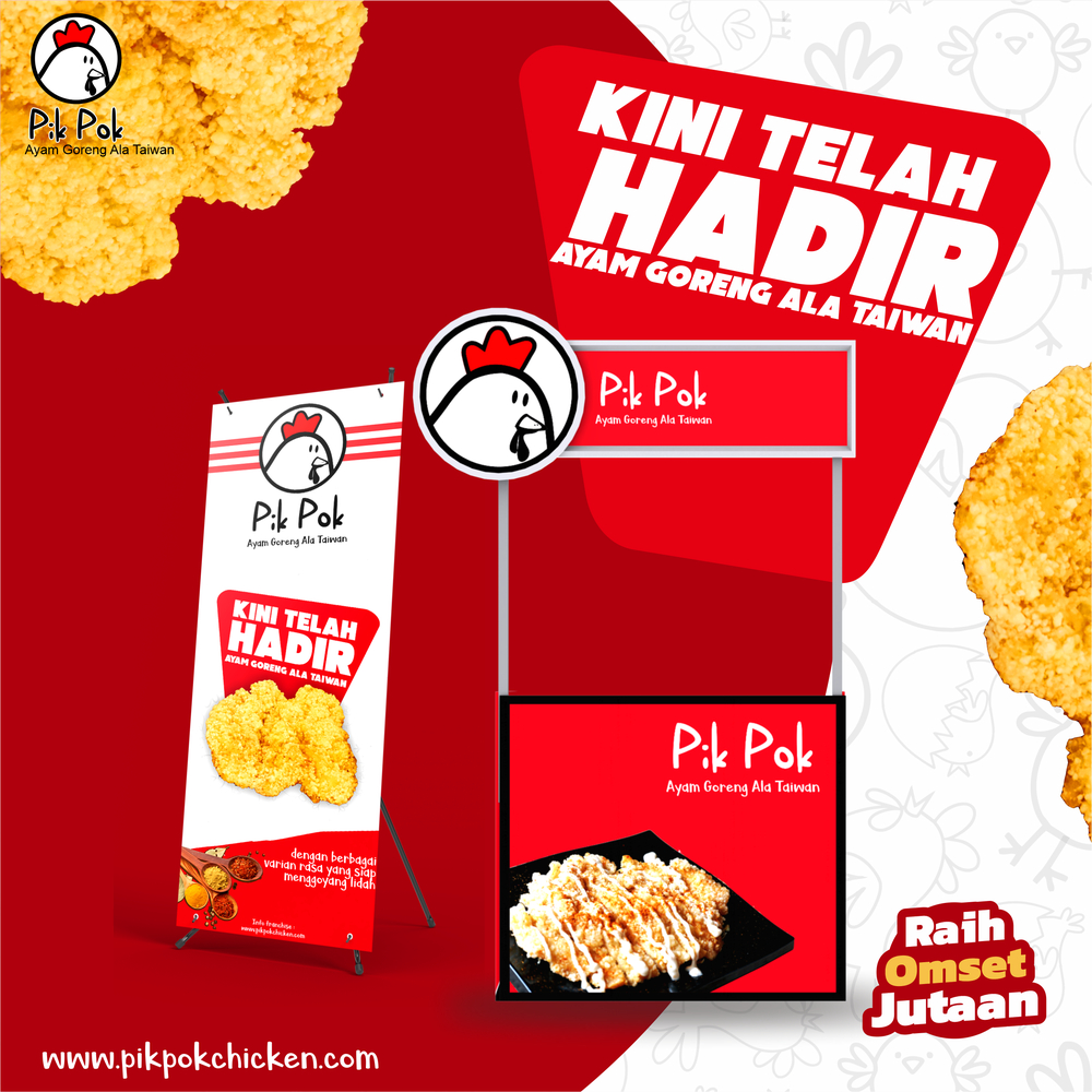 

Paket Sampel Franchise Ayam Crispy PIK POK Murah Viral