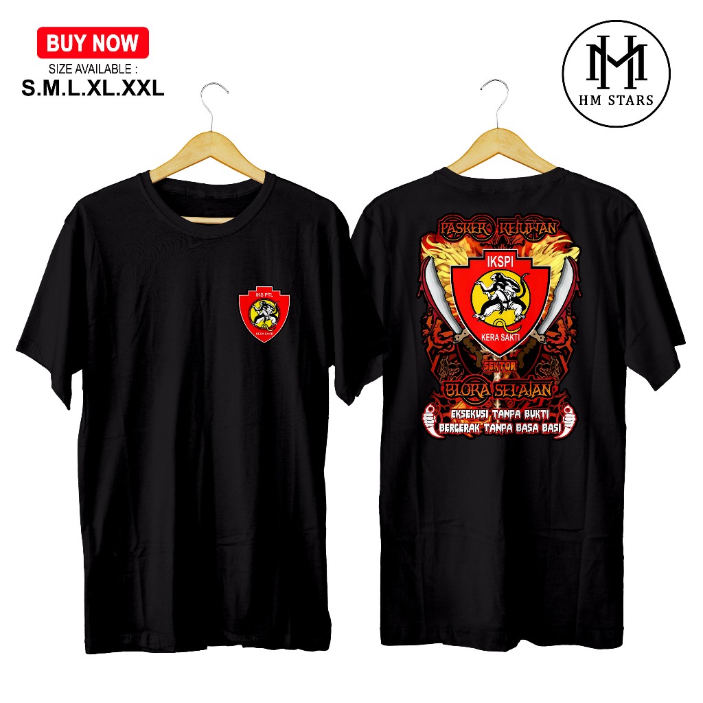 KAOS KERA SAKTI IKSPI IKATAN KELUARGA SILAT PUTRA INDONESIA - KAOS IKSPI TERBARU - KAOS PRIA - ATASA