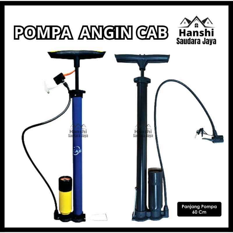 Pompa Angin Ban Sepeda Motor Mobil Bola Balon / Pompa Multifungsi CAB 60 CM