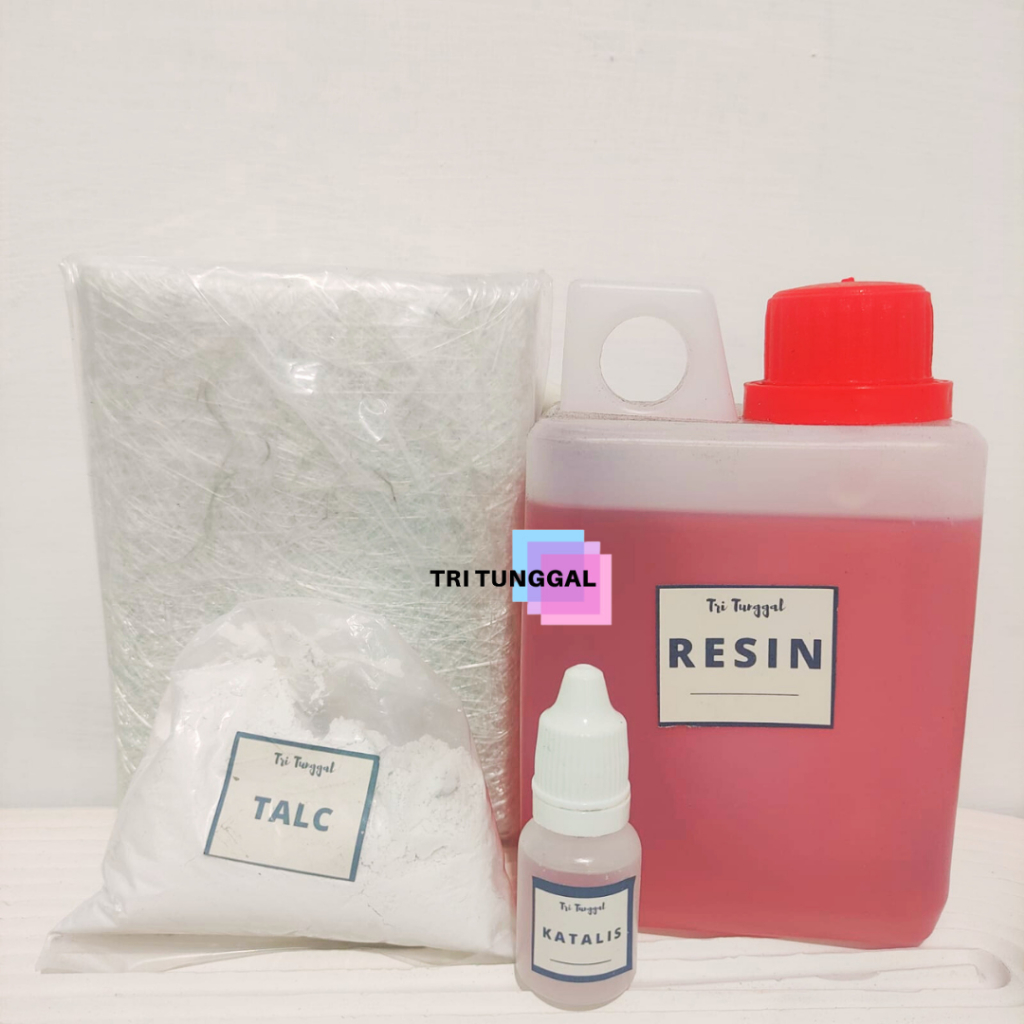Resin Paket 500gr Warna Merah Komplit Lebih Hemat Paketan Red Recine Katalis Gantungan Kunci High Qu