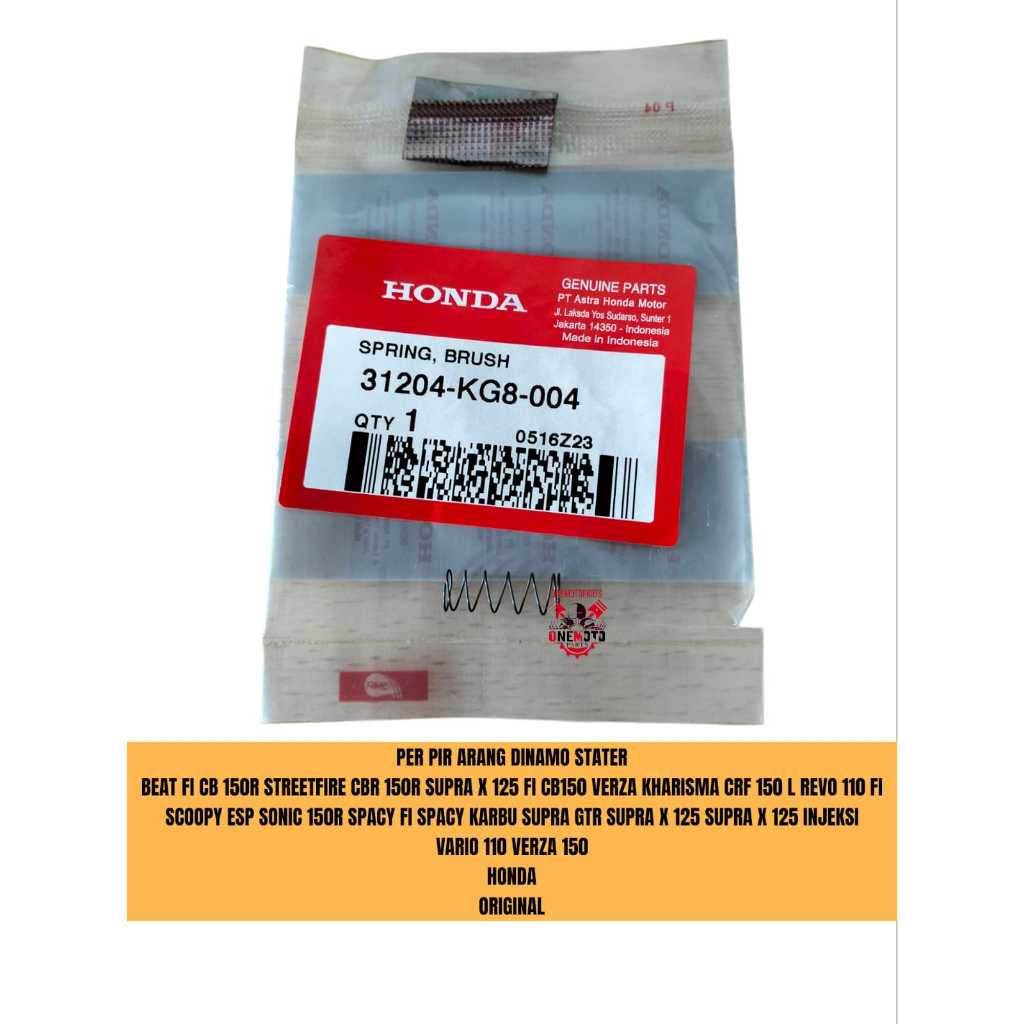 PER PIR ARANG DINAMO STATER BEAT FI CB 150R STREETFIRE CBR 150R SUPRA X 125 FI INJEKSI CB150 VERZA K